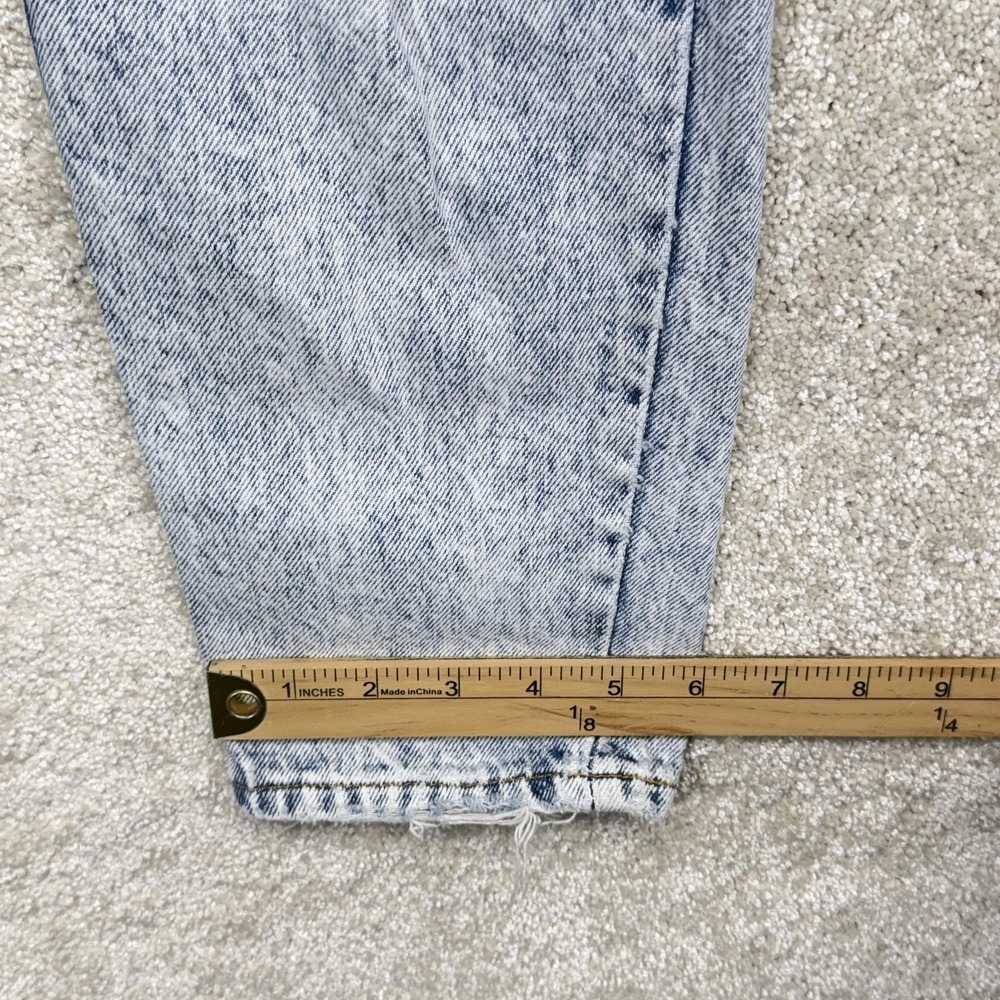 Vintage Sasson Modern Basics Jeans‎ Womens 12 Blue Acid Wash High Rise Mom 90s - Picture 14 of 15